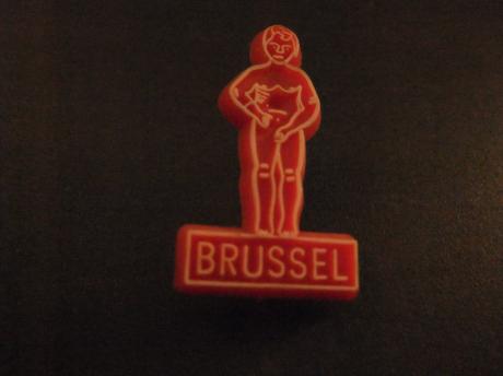 Manneken Pis standbeeld in Brussel (België)
